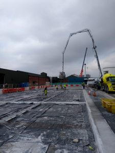 Preparation Works for Lorry Park 200m3 Concrete Slab - April 2019